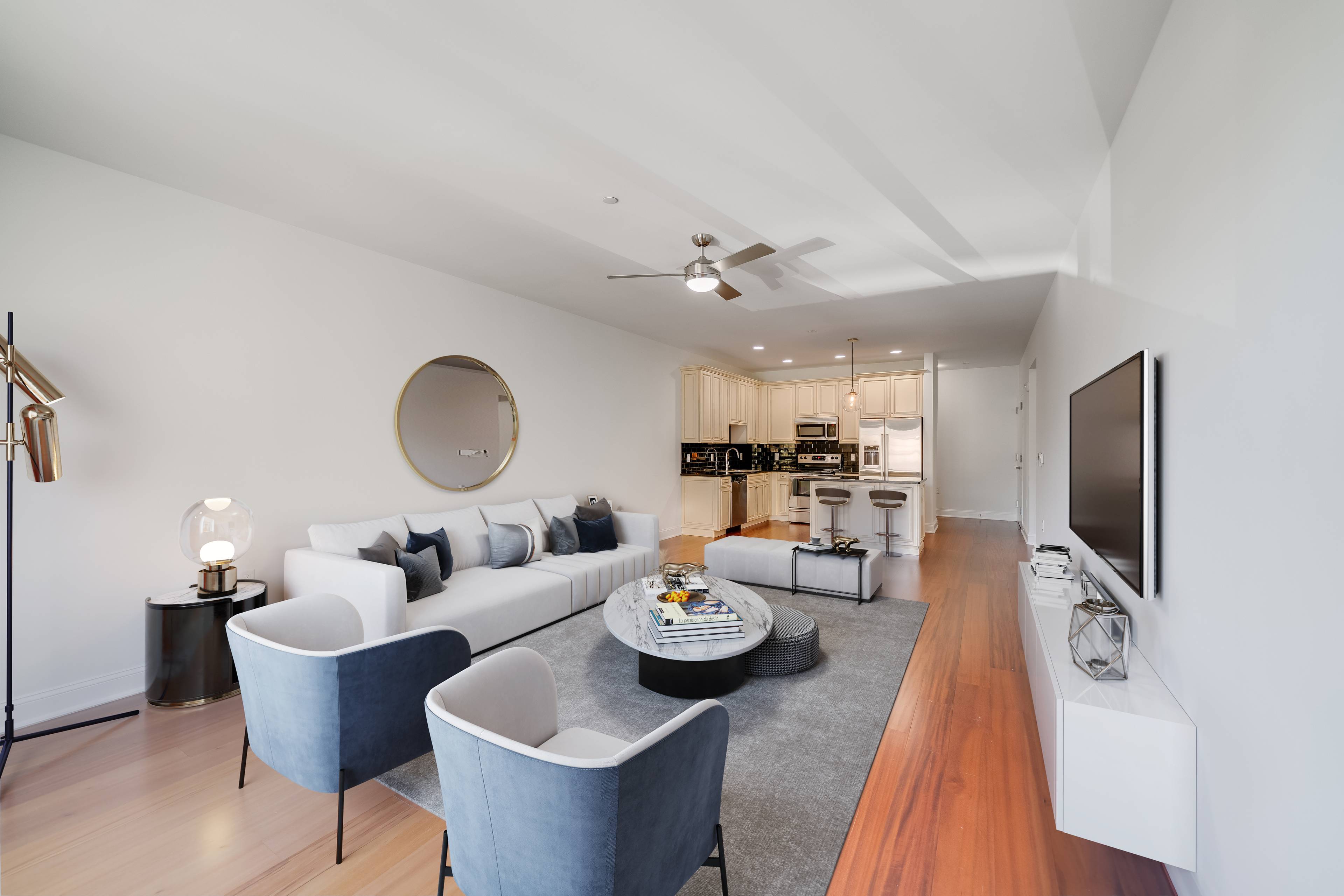 Residence #625 is an oversized 2 bedroom / 2 full bathroom rental at The Infinity With High Ceilings!  Laundry In Unit!  Parking On Site!