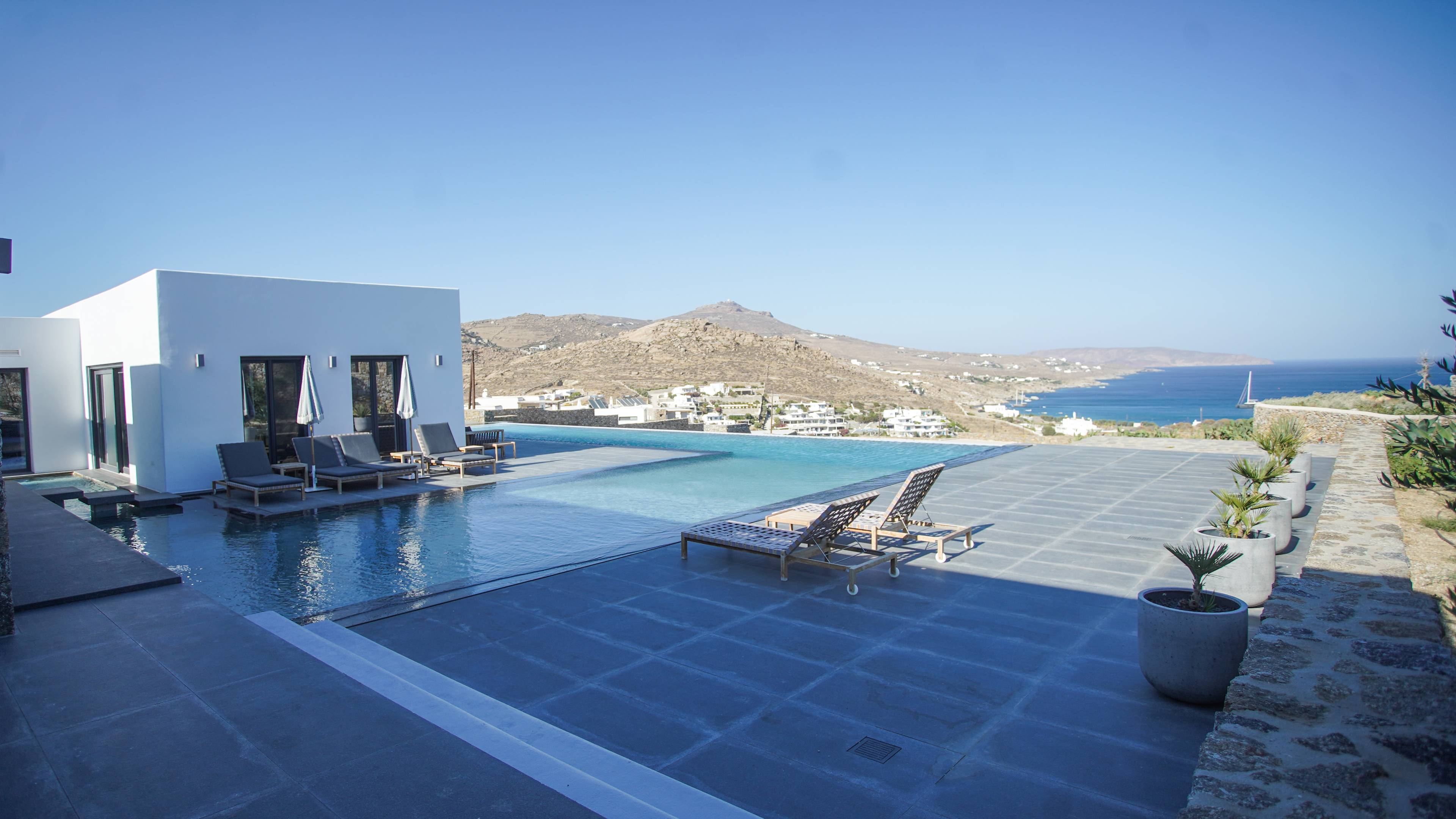 Breathtaking 360sqm Villa with private Helipad on a stunning 7,900sqm plot in Mykonos