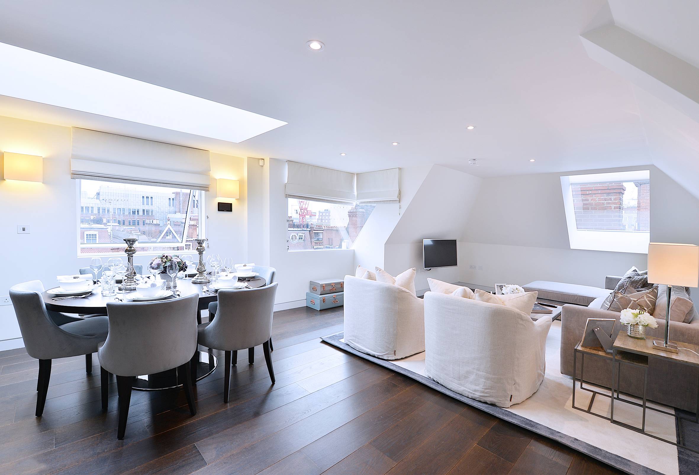 Stunning interior-designed two-bedroom duplex apartment, located in the heart of Mayfair.