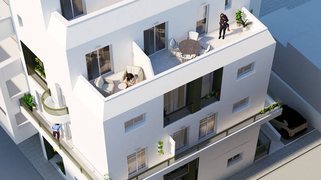 Top Floor Two Bedroom Apartment with Expansive Terrace