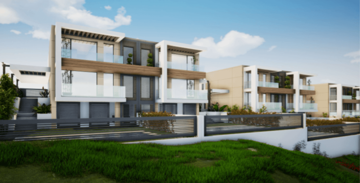 4 BDRM VILLA, LOTE 14, semi-detached modern house with amazing sea view, swimming pool