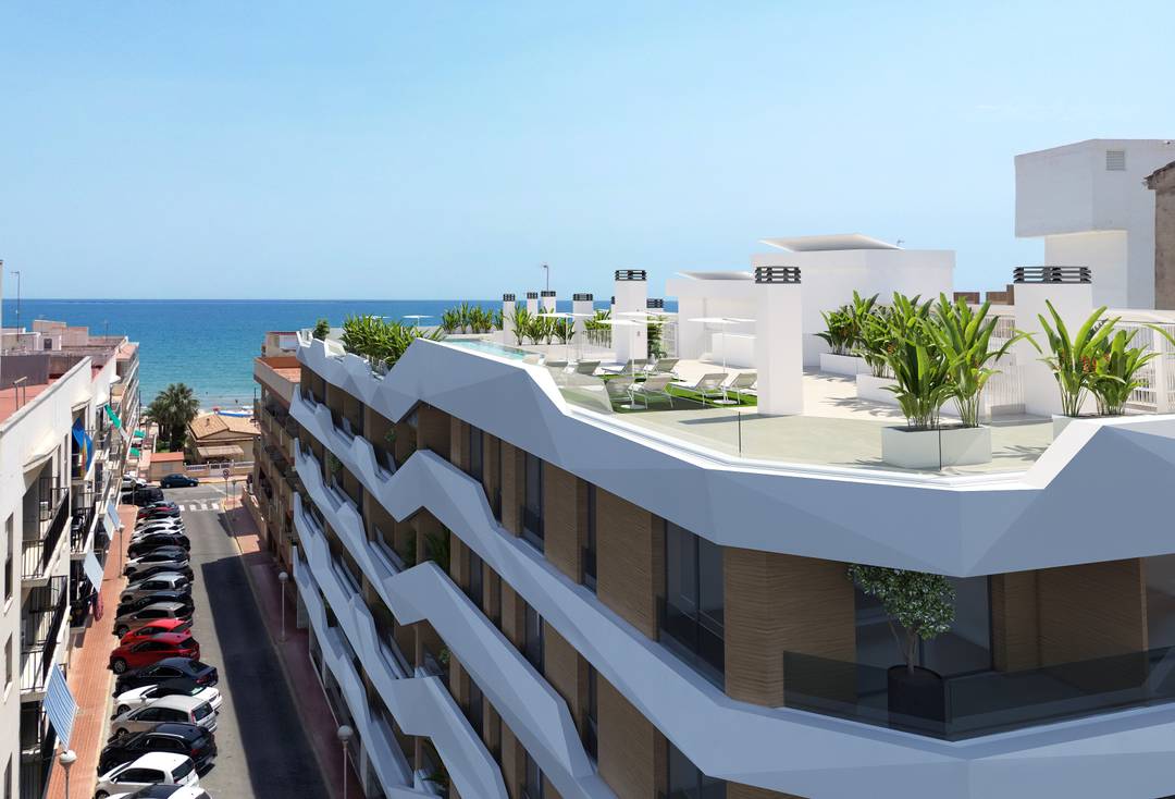New Build residential of apartments and penthouses in Guardamar del Segura