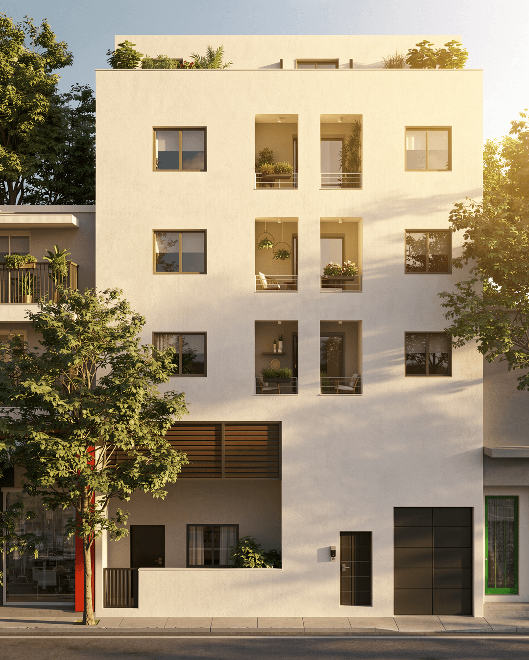 Two Level Urban Residence in Athens