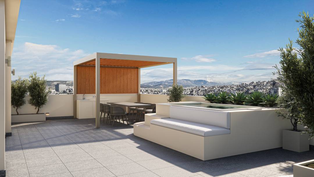 Top Floor Penthouse Suite with 112 m² Private Terrace and Jacuzzi | Marina Zea, Piraeus