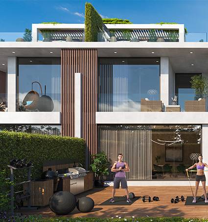 EMBRACE GRAND LIVING IN A 5-BEDROOM, 3500+ SQ. FT. TOWNHOUSE AT DAMAC HILLS 2 – WHERE ELEGANCE MEETS EXPANSIVE COMFORT