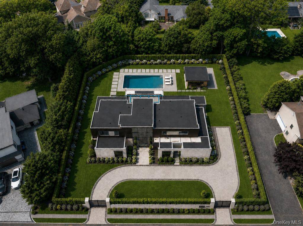 Hewlett Harbor newly constructed architectural masterpiece by Mojo Stumer Associates