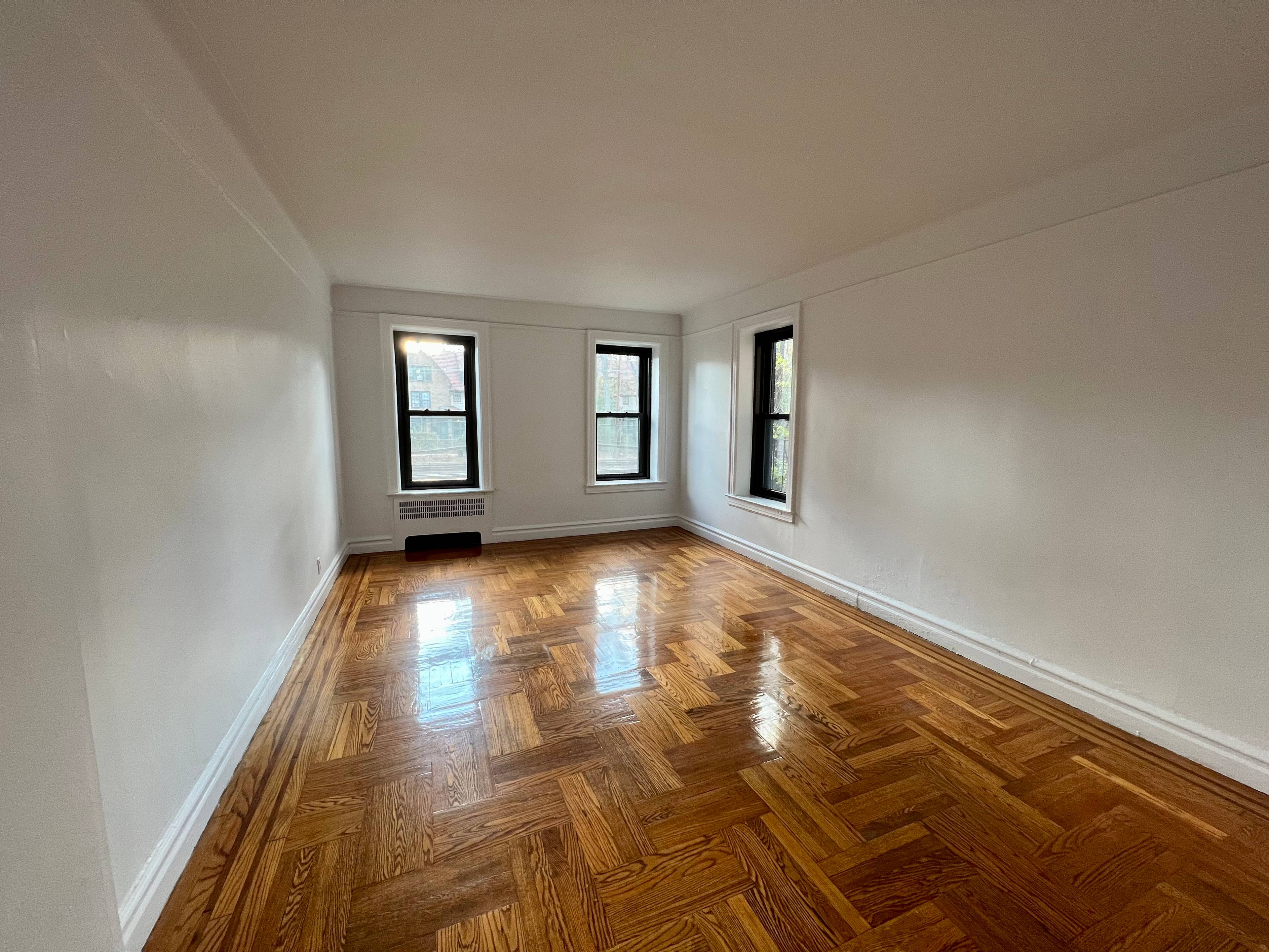 Forest Hills, Queens: Massive 1 Bedroom for Rent in Laundry-Elevator Pre-War Building