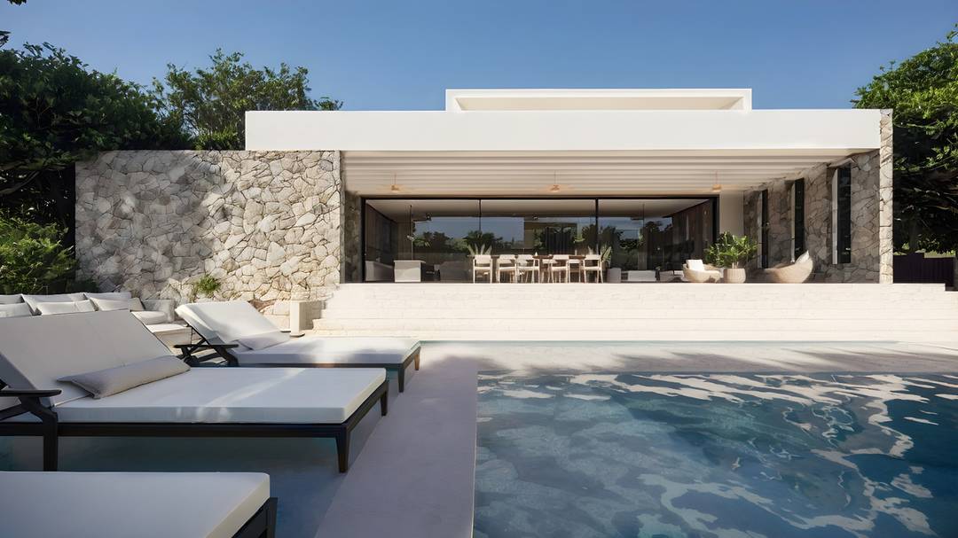 A Modern Coastal Retreat Near Barcelona
