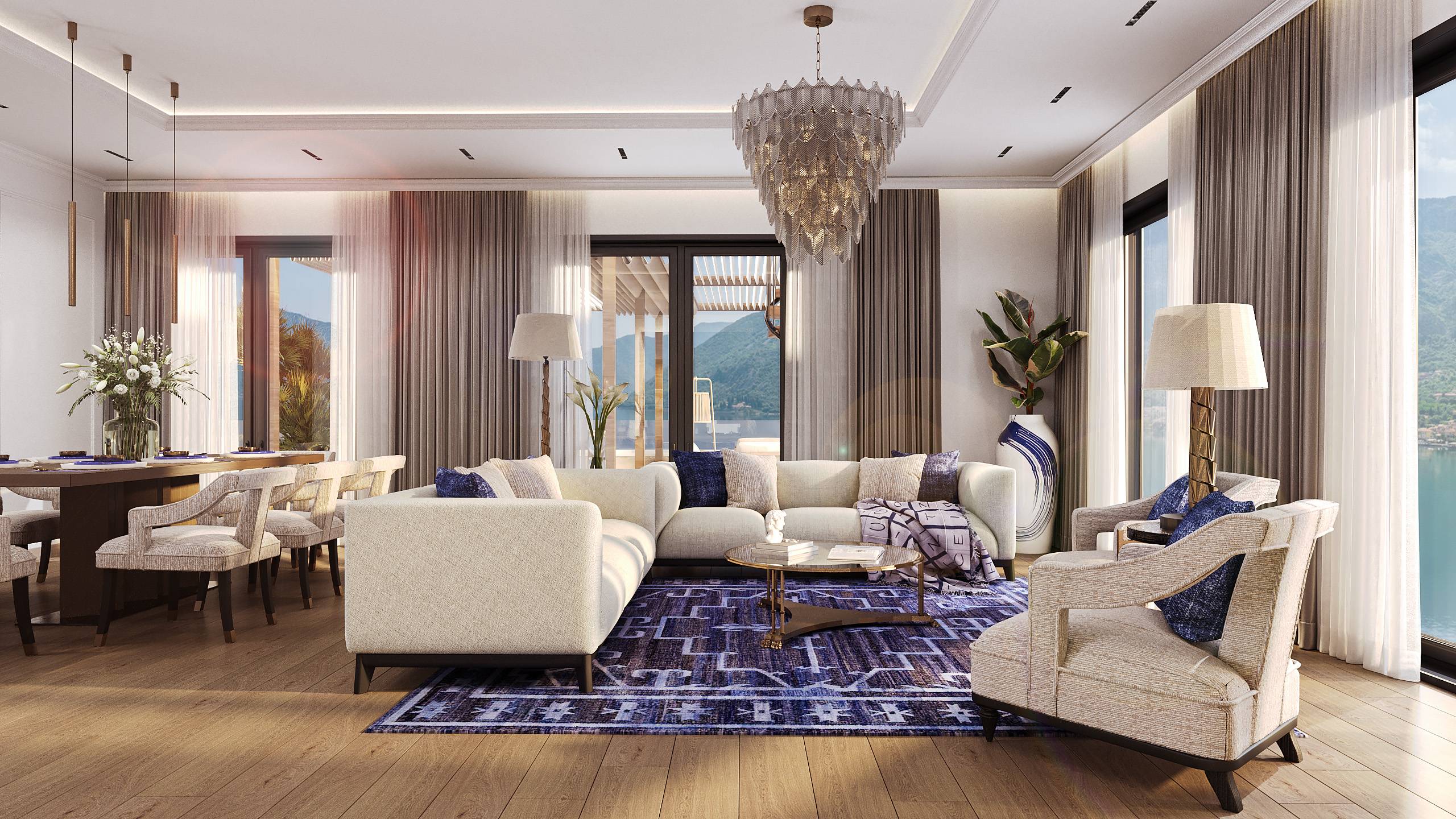 Lux Heritage Style Luxury Branded Penthouse Kotor Bay