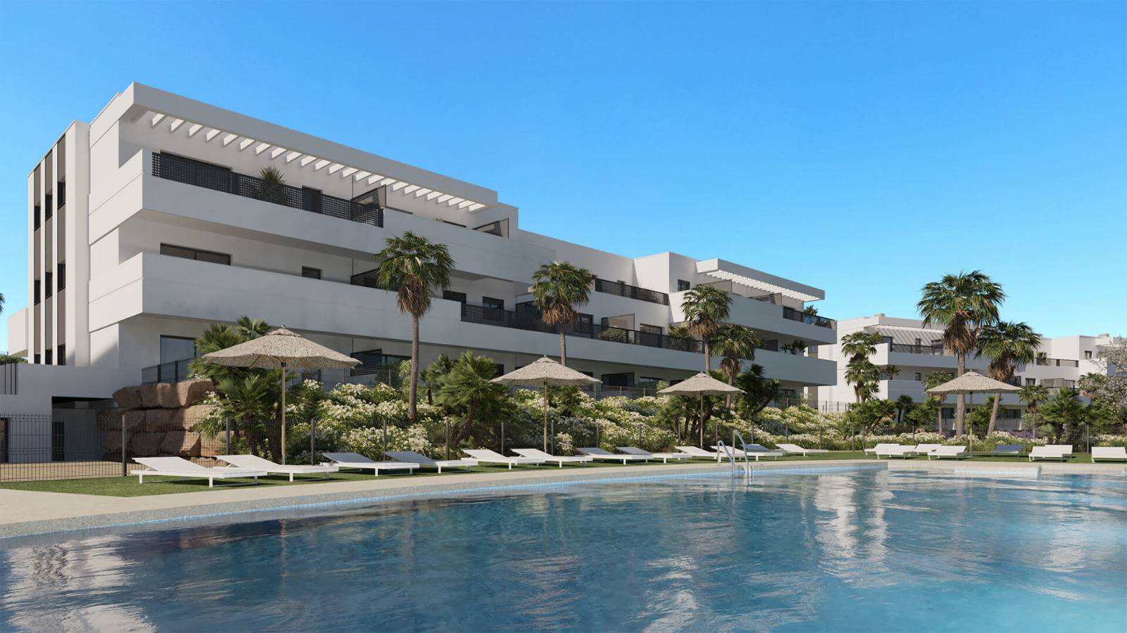 Amazing 3 Bedroom, 2 Bathroom Apartment, With A Private 220 sq ft. Terrace Located At A Brand New Development In Estepona, Malaga!