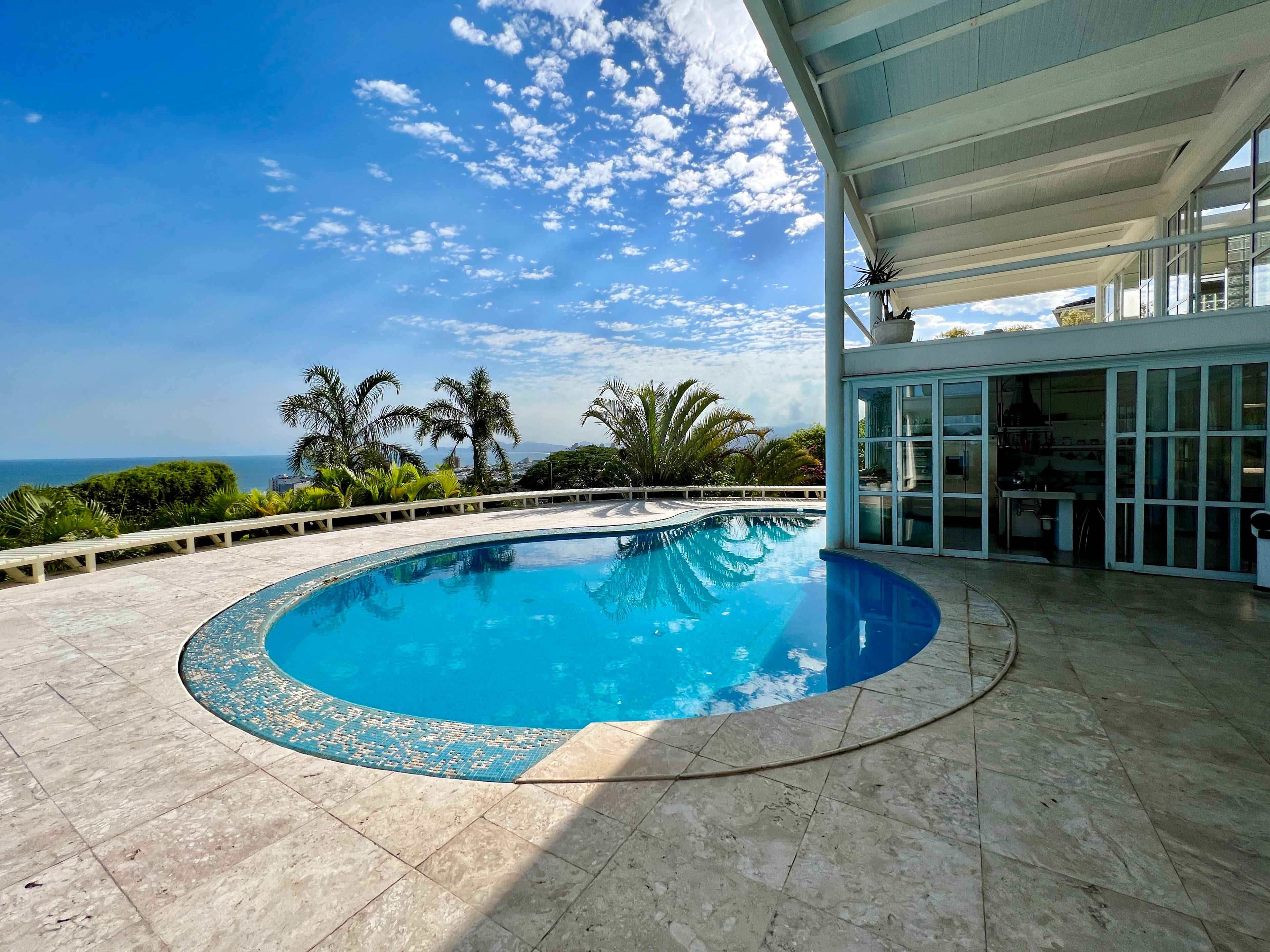Contemporary ocean view villa in gated community in Joa