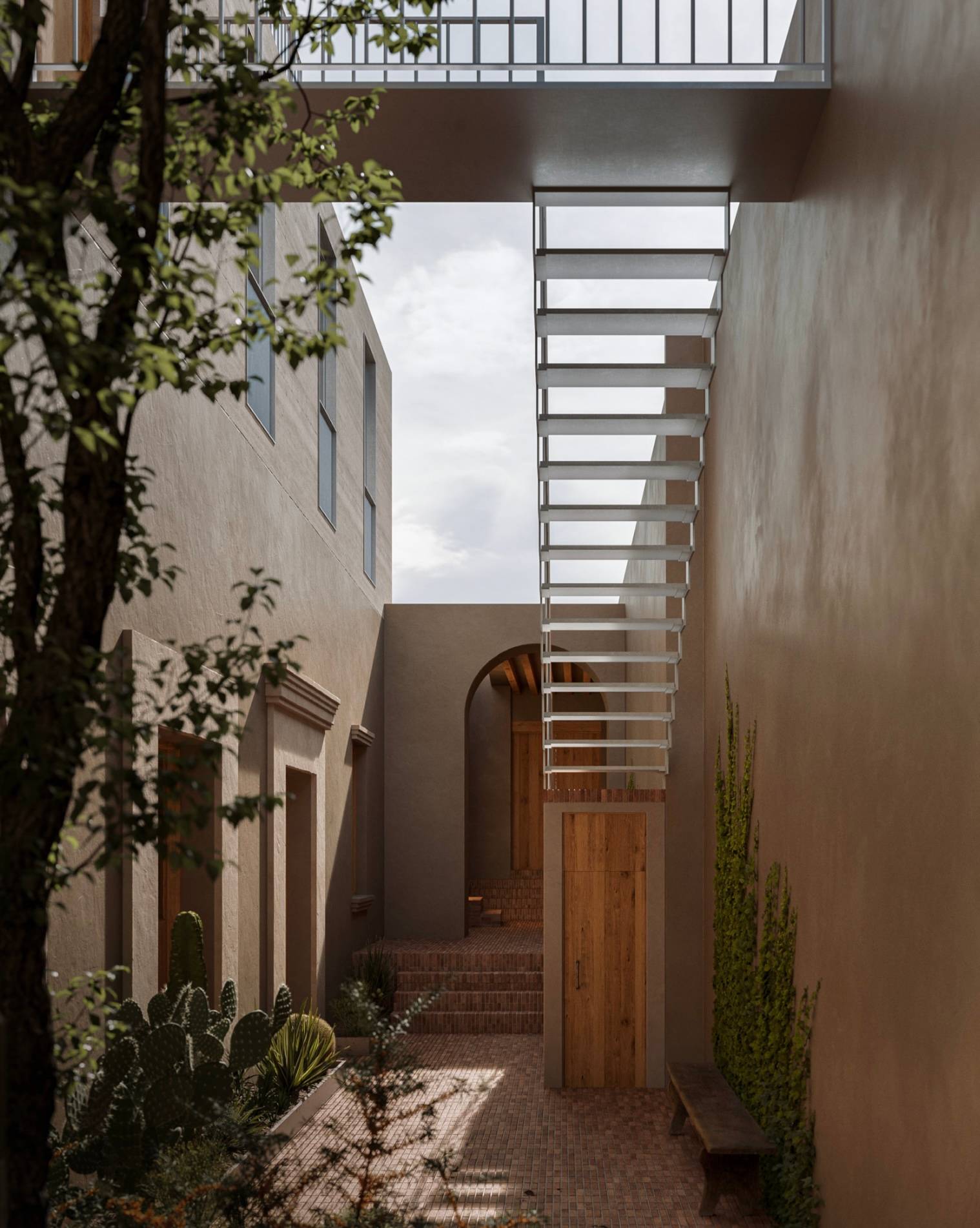 Matamoros 08. Discover Modern Living in a Restored Historic Landmark  in the Center of Oaxaca City.