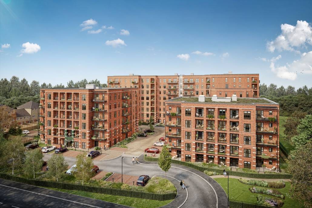 One Bedroom Ground Floor Apartment With Balcony in Beaufort House, Claremont Quarter