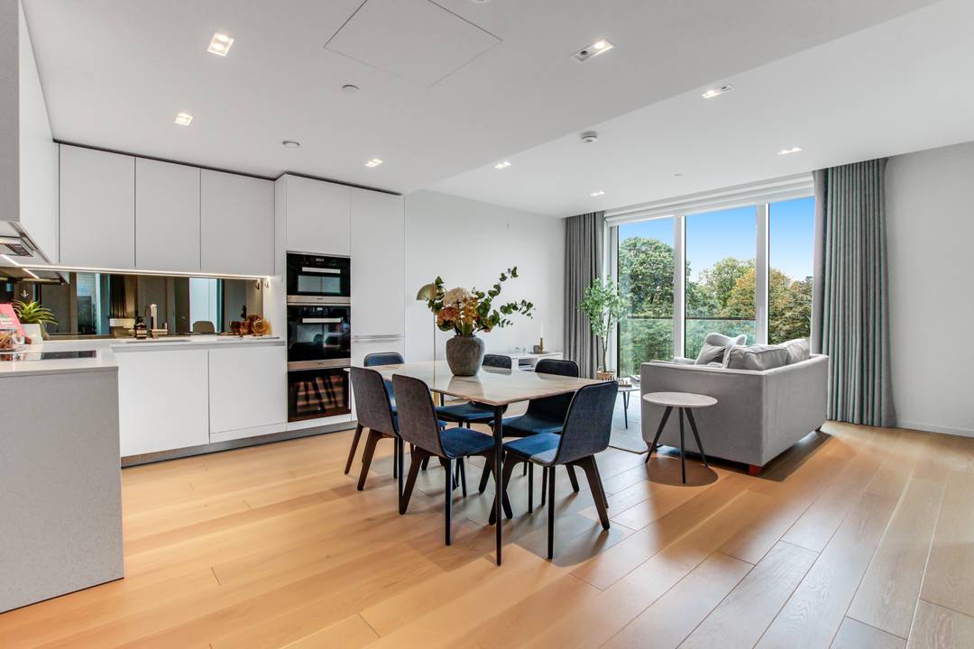 An Impeccable Two-Bedroom + Study Residence in Prestigious Lillie Square