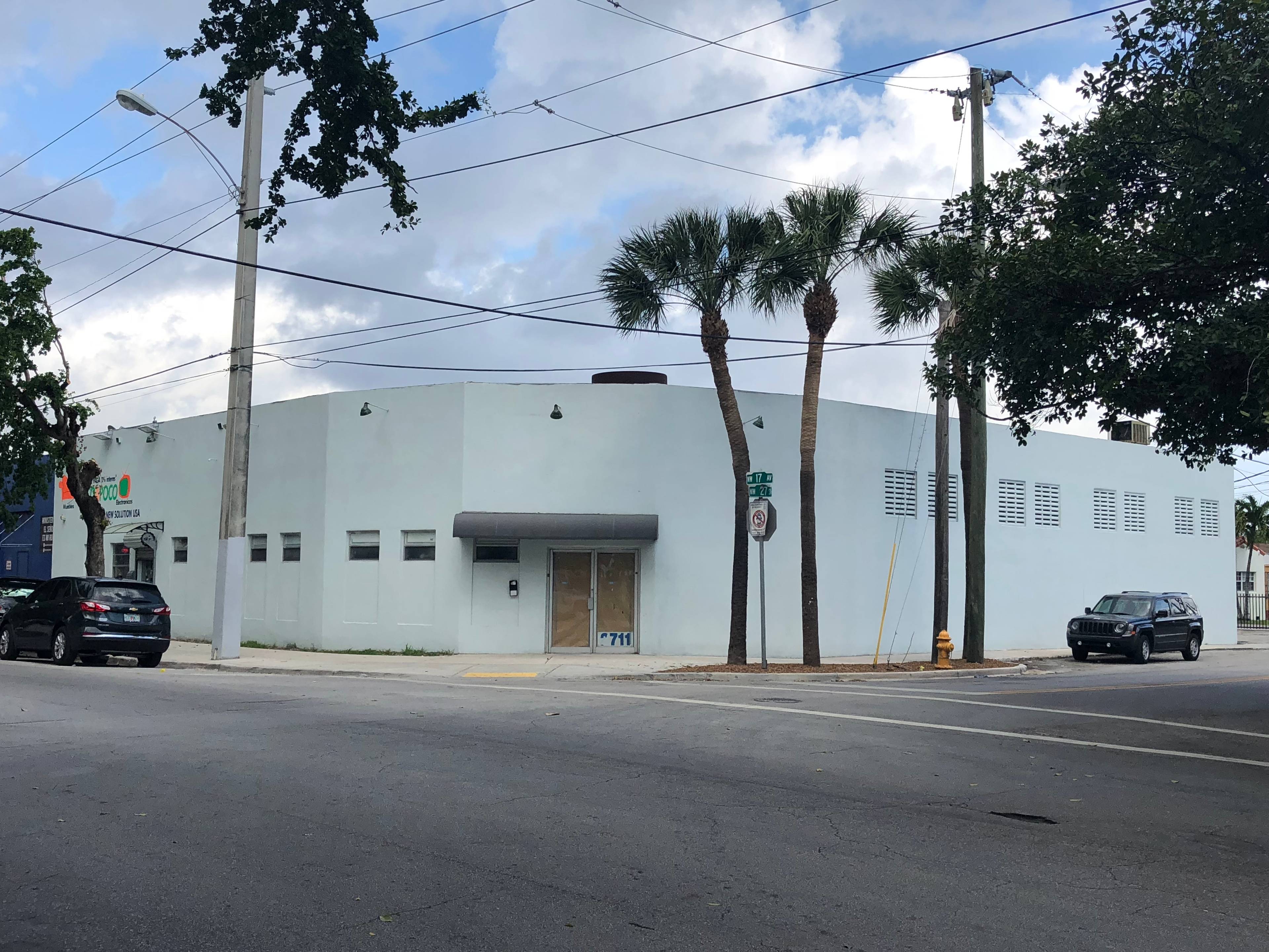 Corner Retail Building on Busy NW 17th Ave in Allapattah, Miami