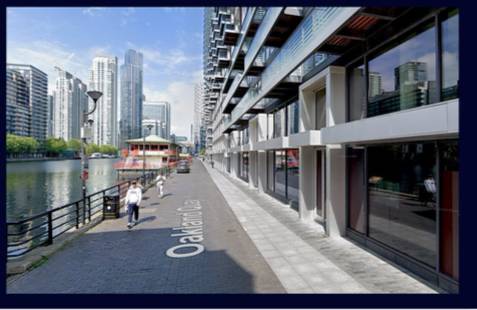 Stunning Commercial Unit Situated Alongside Millwall Dock And benefitting From outside seating Area. (D2 (ASSEMBLY AND LEISURE) / GYM / HEALTHCARE / OFFICE / RESTAURANT / RESTAURANT / CAFE / RETAIL)