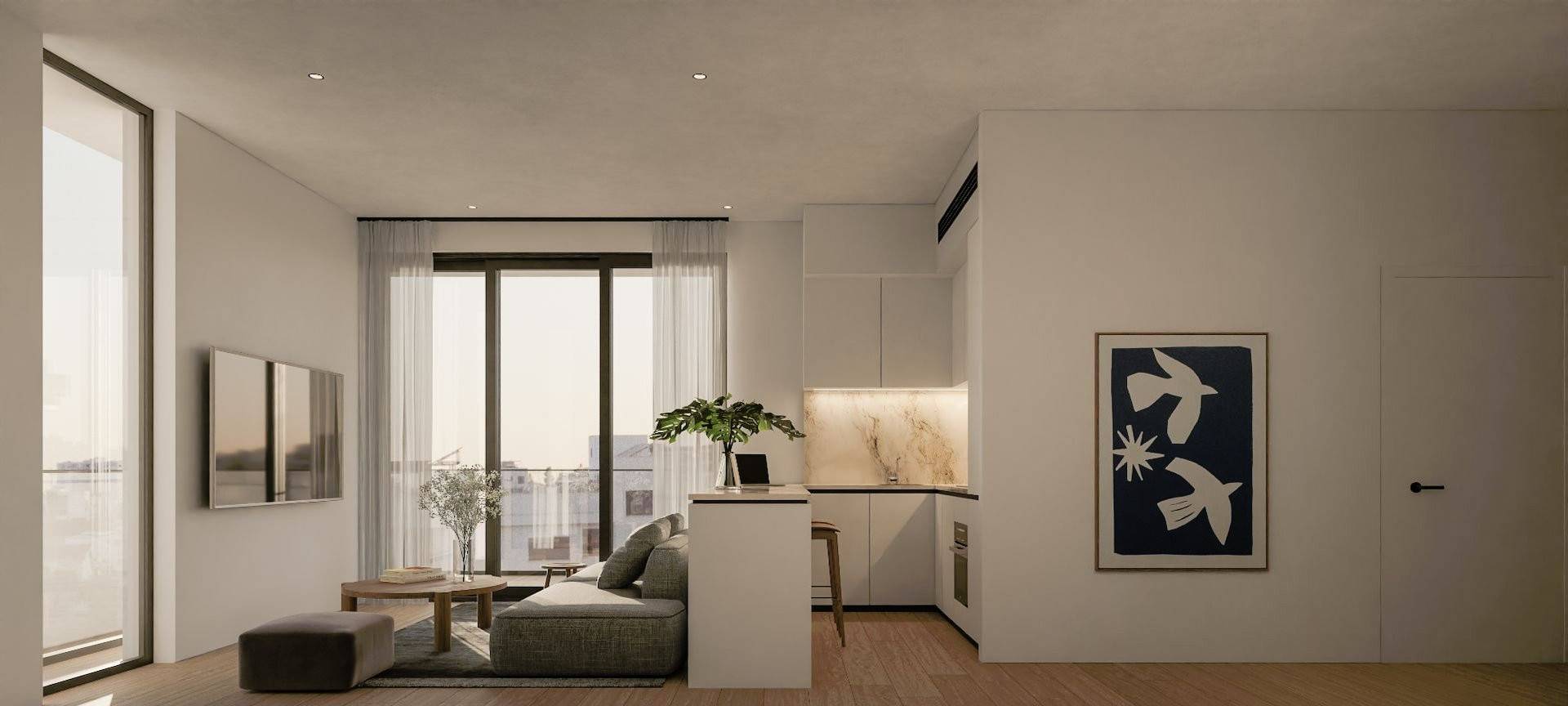 Bright 2‑Bedroom Penthouse with Private Rooftop & Guaranteed Rental Income