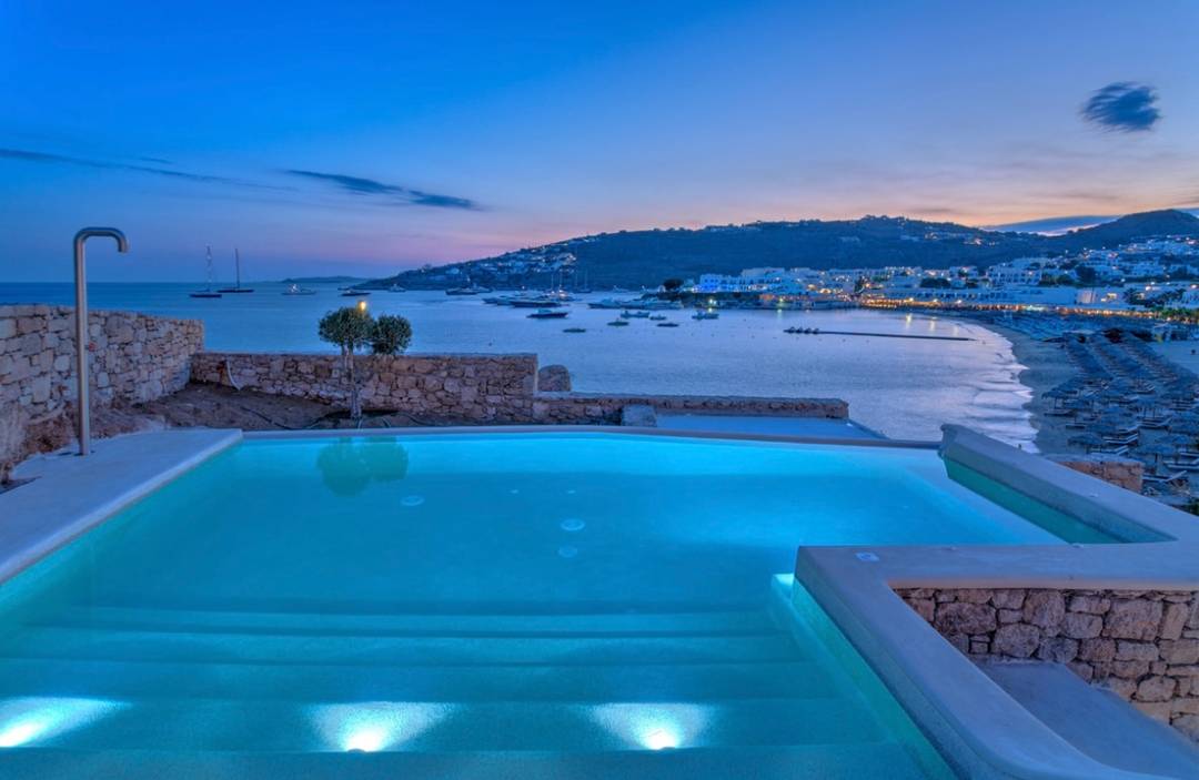 Mykonos Luxury Villa with Fantastic Sea & Sunset Views