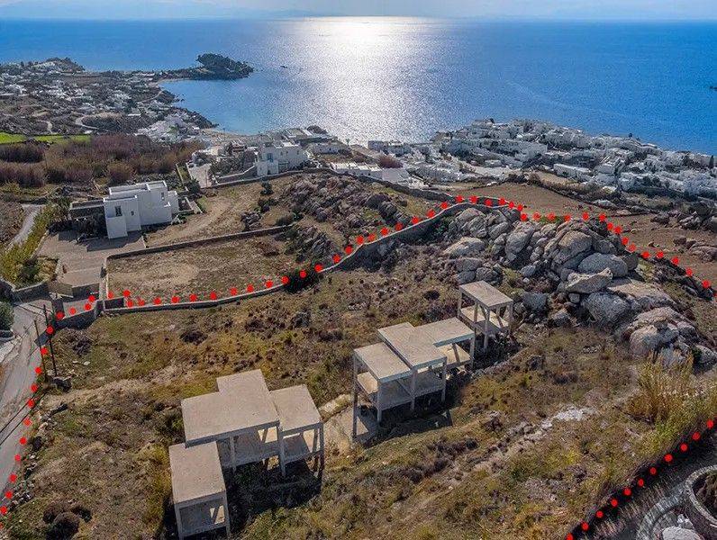 Two Mykonian Villas with  a detached Guesthouse, in Lino, Mykonos