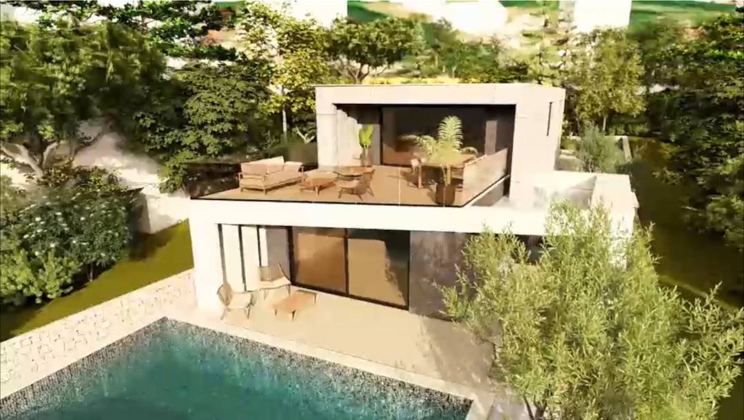 Contemporary villa with pool and sea view, 300m from waterfront - Lovran, Croatia