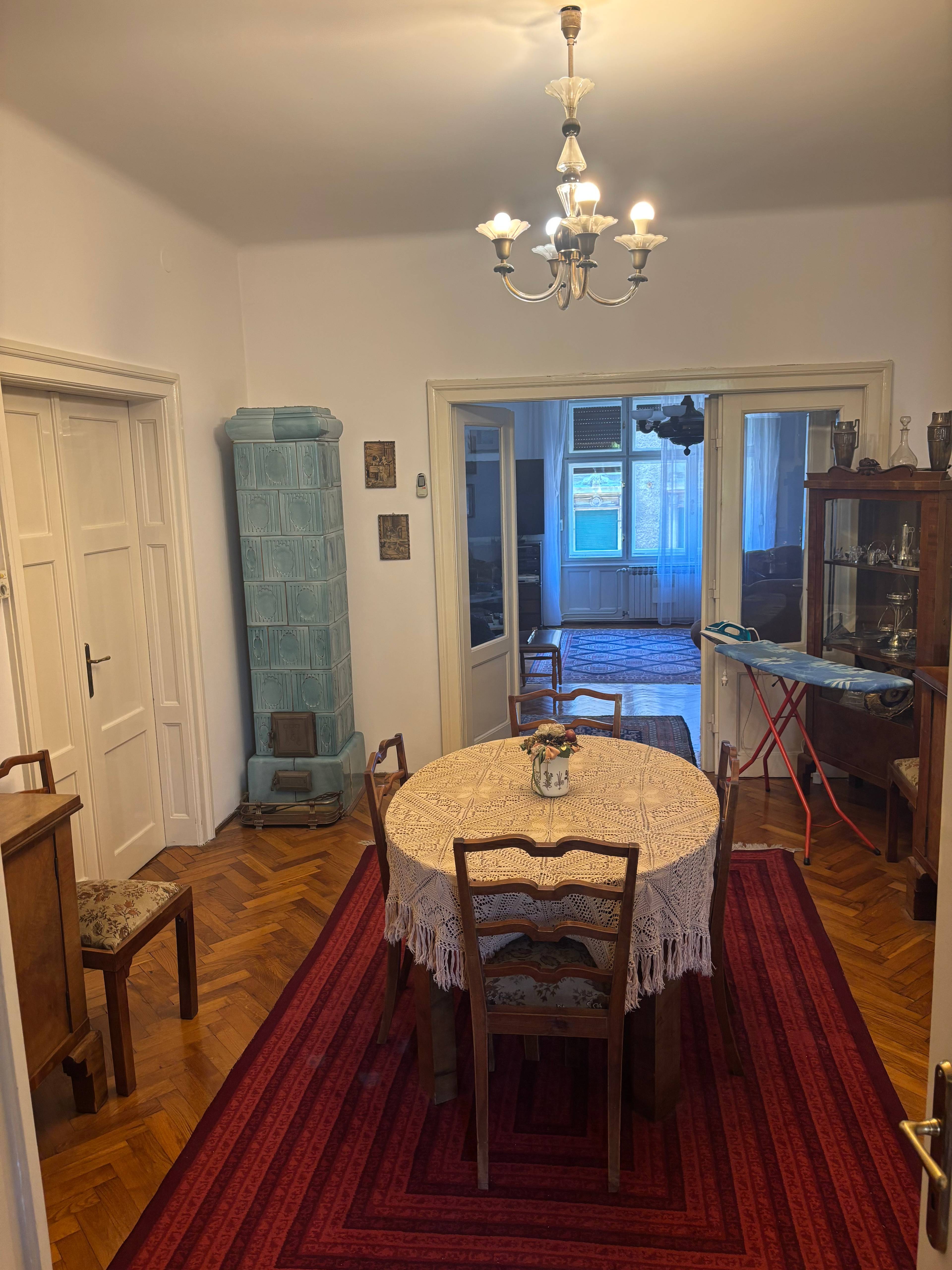 Classic Bourgeois Apartment in the Heart of Zagreb with a Private Parking Space