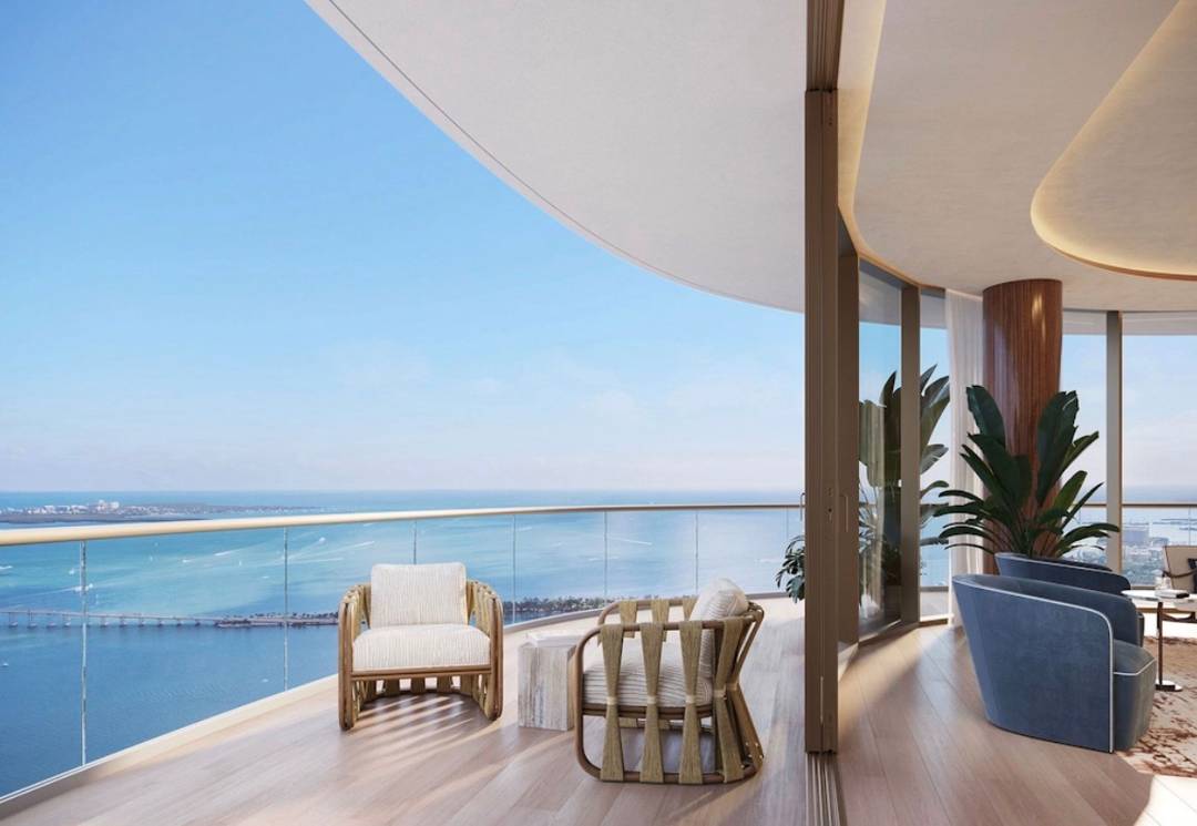 Elevated Lower Penthouse Living at Cipriani Residences Miami