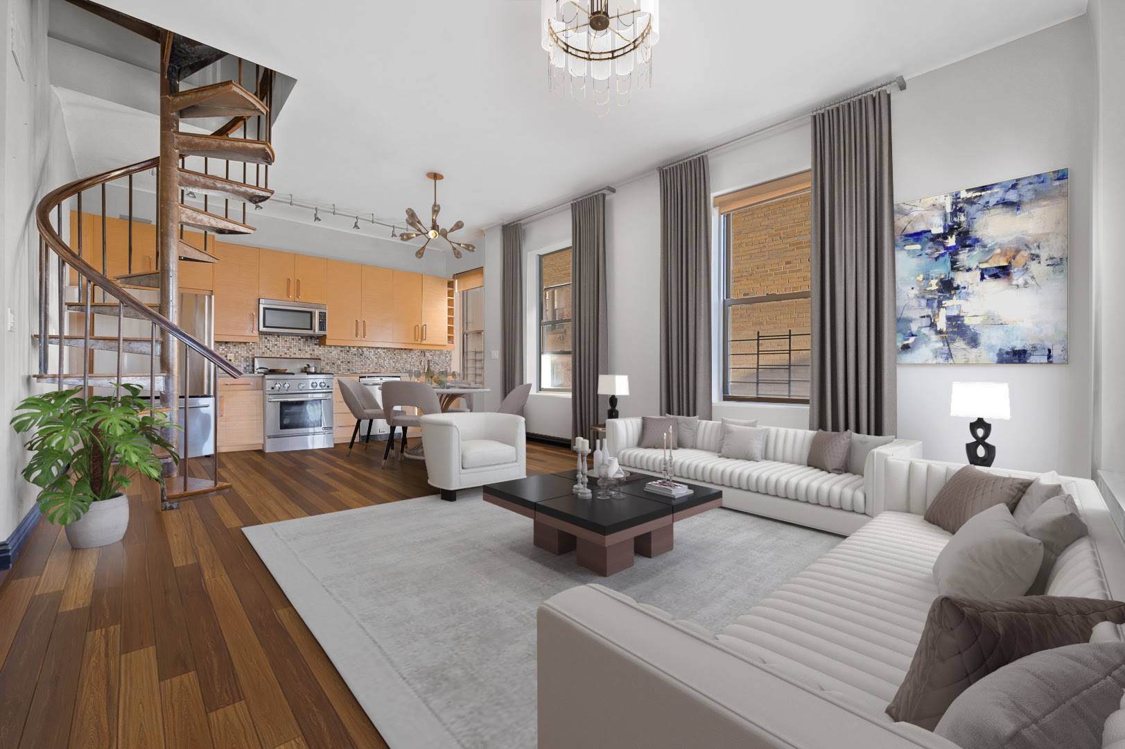 ONE-OF-A-KIND 3 Bedroom 2 Bathroom DUPLEX | Upper West Side