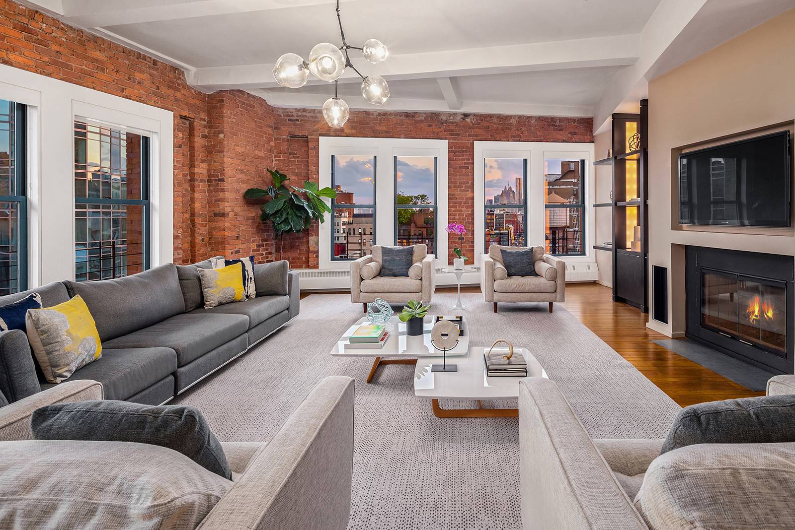 Huge High Floor Corner 3BR Loft in Noho with Views + Prewar Details