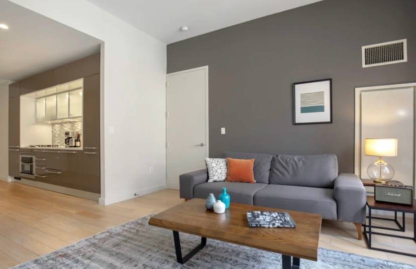Furnished 1 Bed /1.5 Baths in Luxury Amenity Filled Financial District Building/W/D in Unit