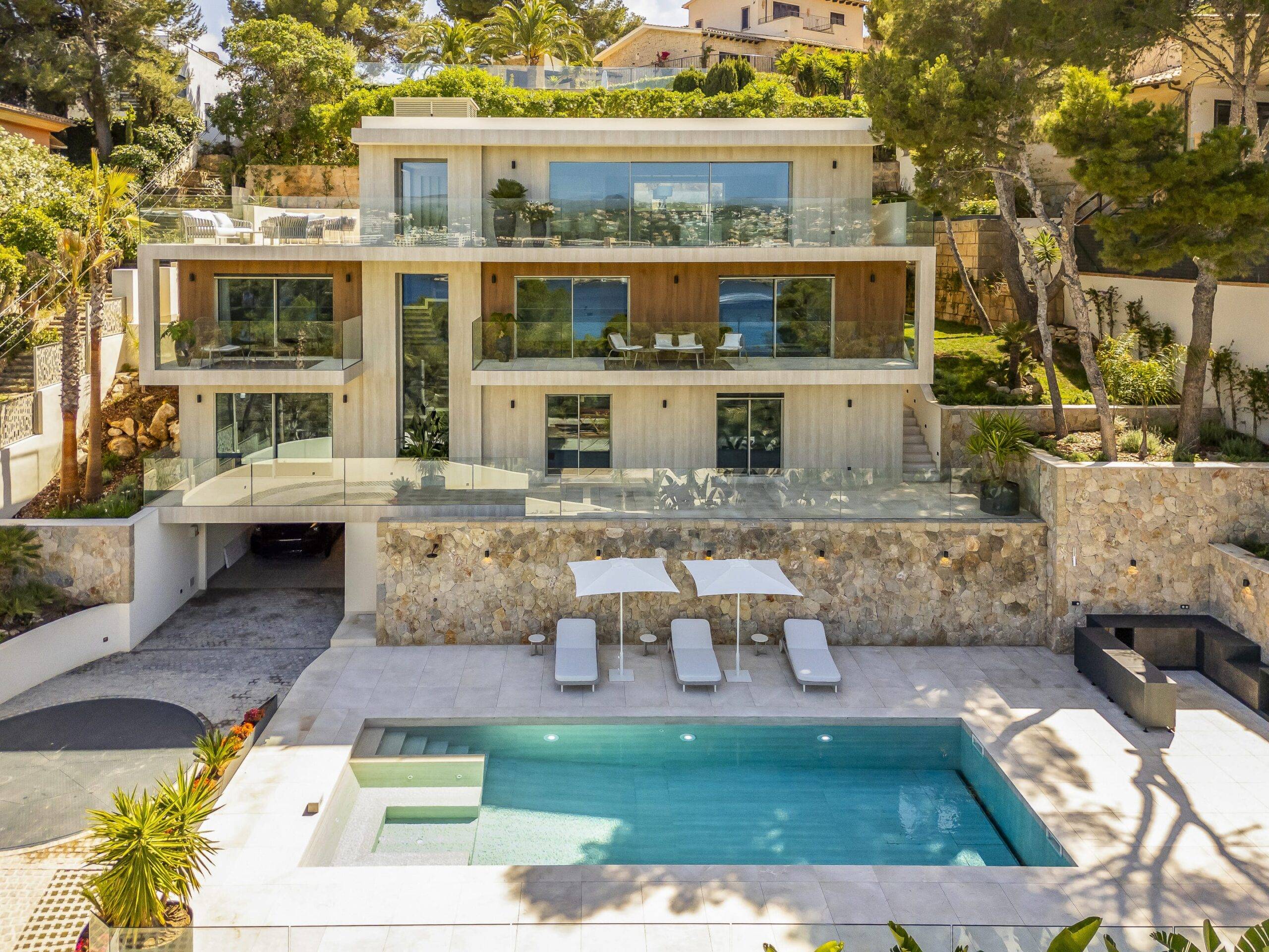 Exceptional Turn-Key Villa in Santa Ponsa, Mallorca | Indoor Spa, Infinity Pool & Italian Interiors