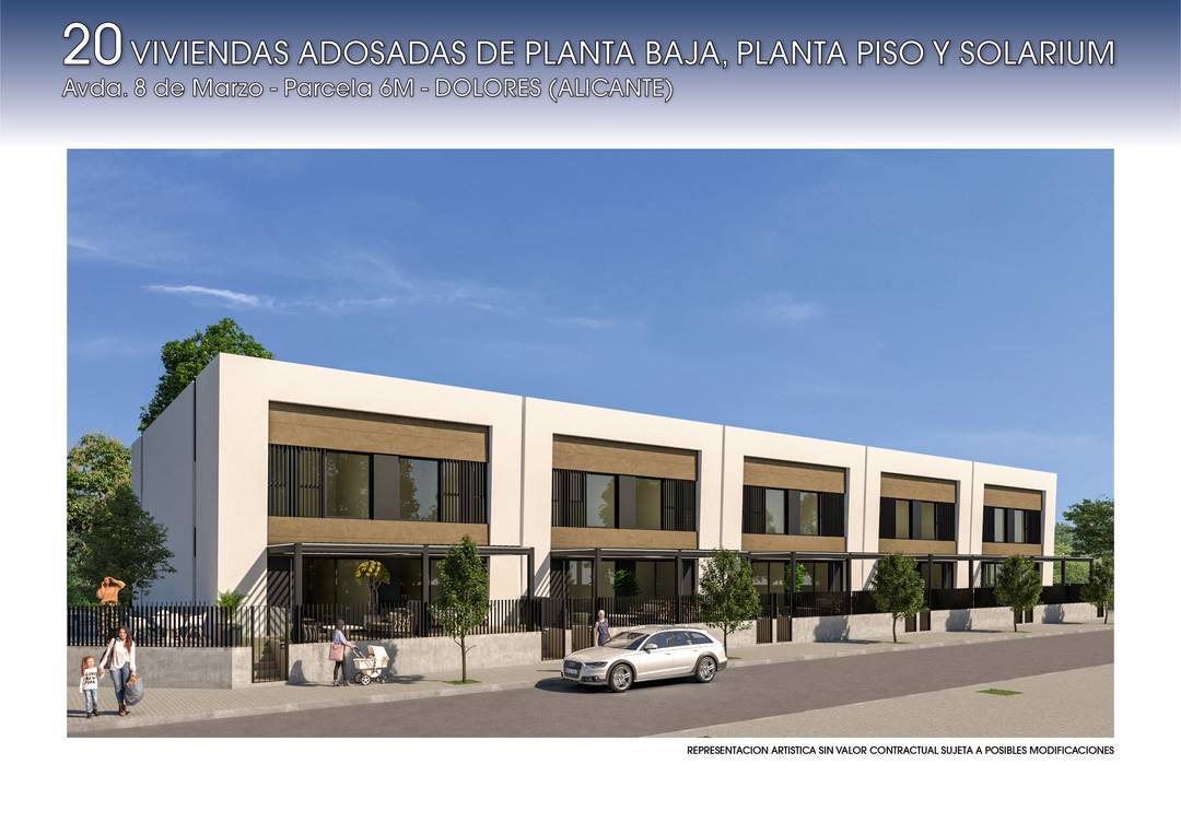 Modern Townhouses in Dolores with comunal pool