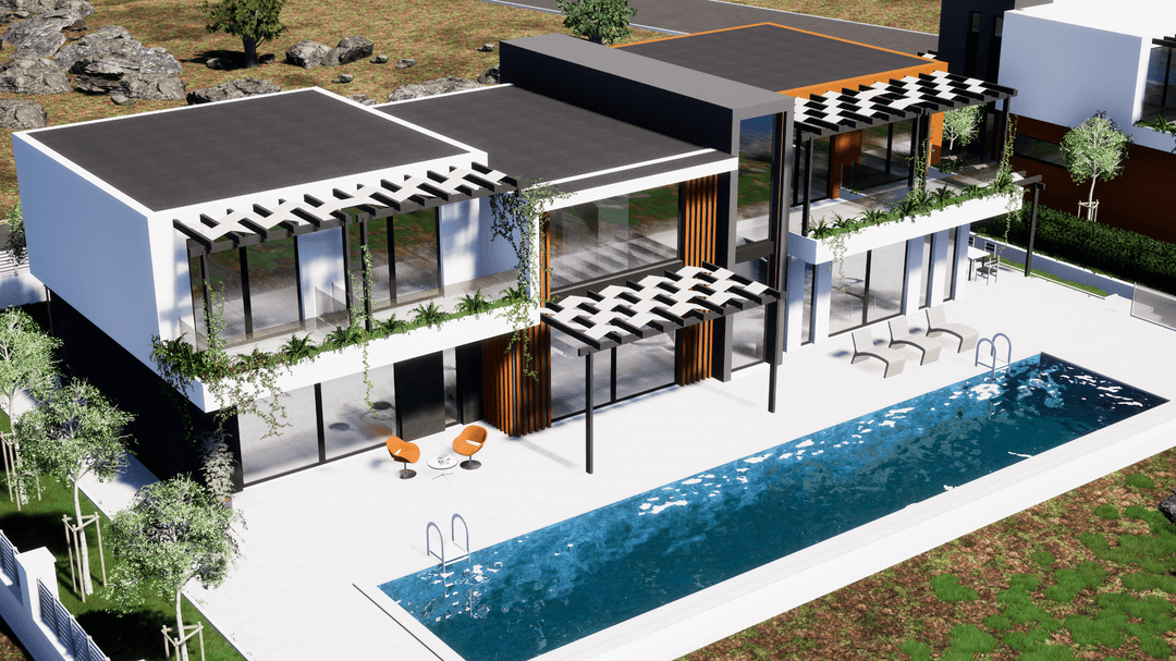 DAEDALUS AND IKARUS VILLAS WITH SEA VIEW / PROJECT OFF PLAN