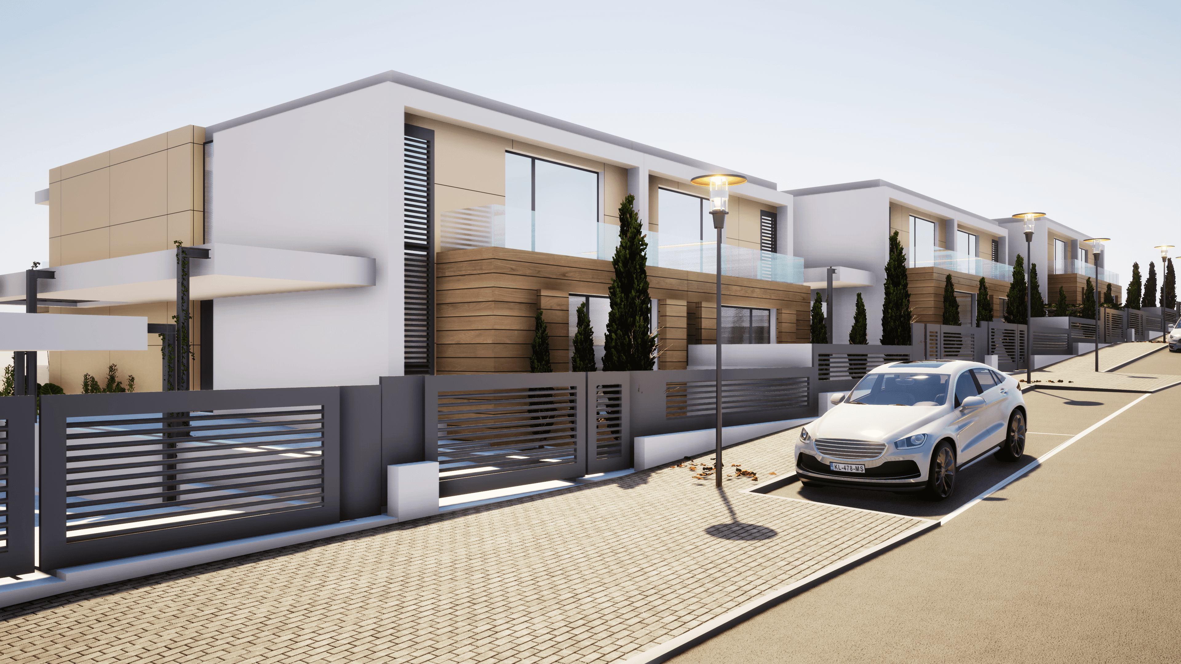 4 BDRM VILLA, LOTE 15,  semi-detached modern house with amazing sea view, swimming pool
