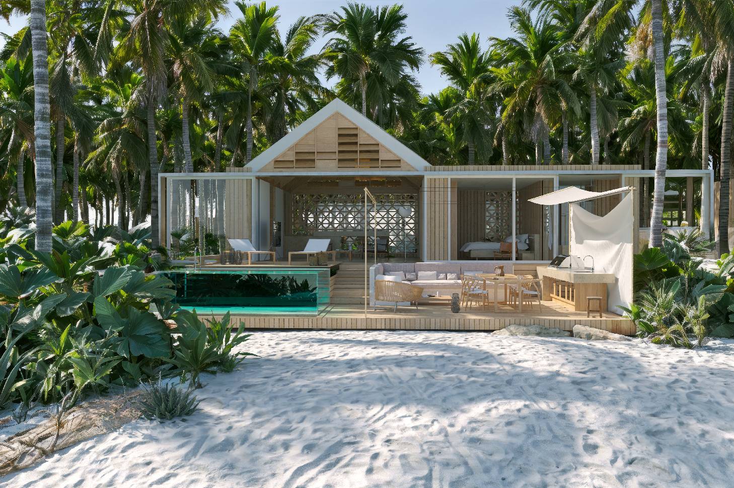 PREMIUM ONE BEDROOM VILLA on first Ultra Premium Residence Resort in the Maldives Malé Atoll