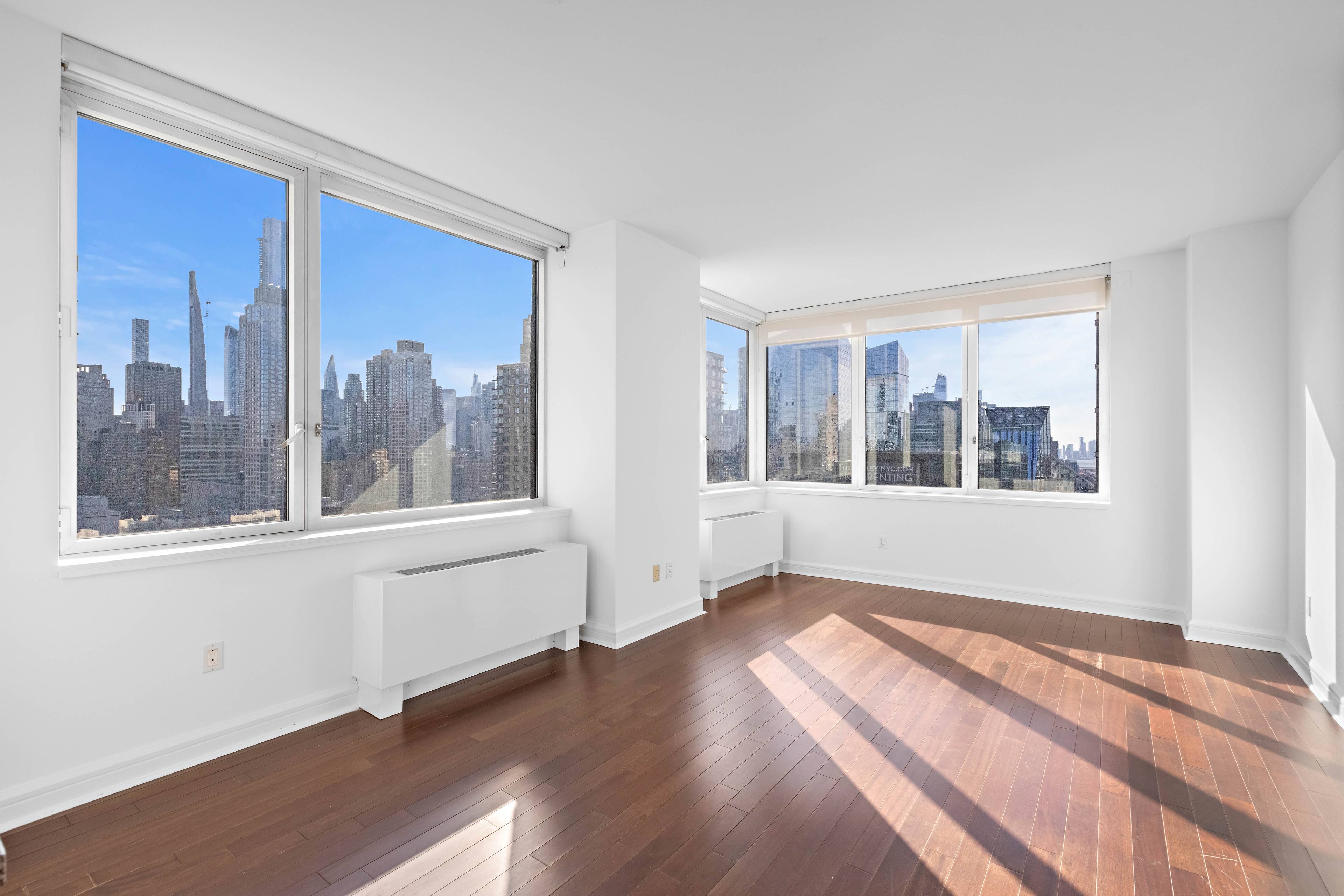 Sunny Corner 2 Bed 2 Bath Residence with Open City Views at The Avery!