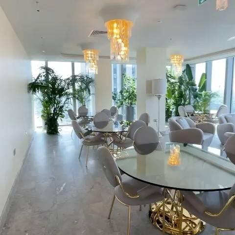 Nine Elms development. Interior designed by Versace Home.