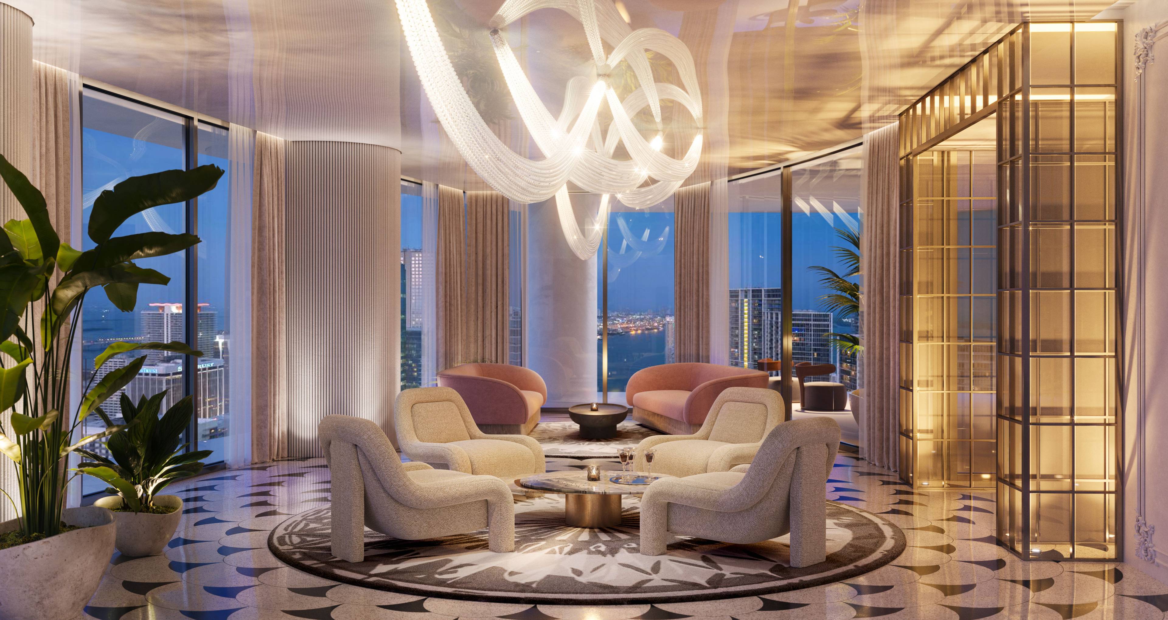 Exquisite Waterfront 1 Bed | 2 Baths | Den Residence in the heart of Miami | Brickell with spectacular  water and city views