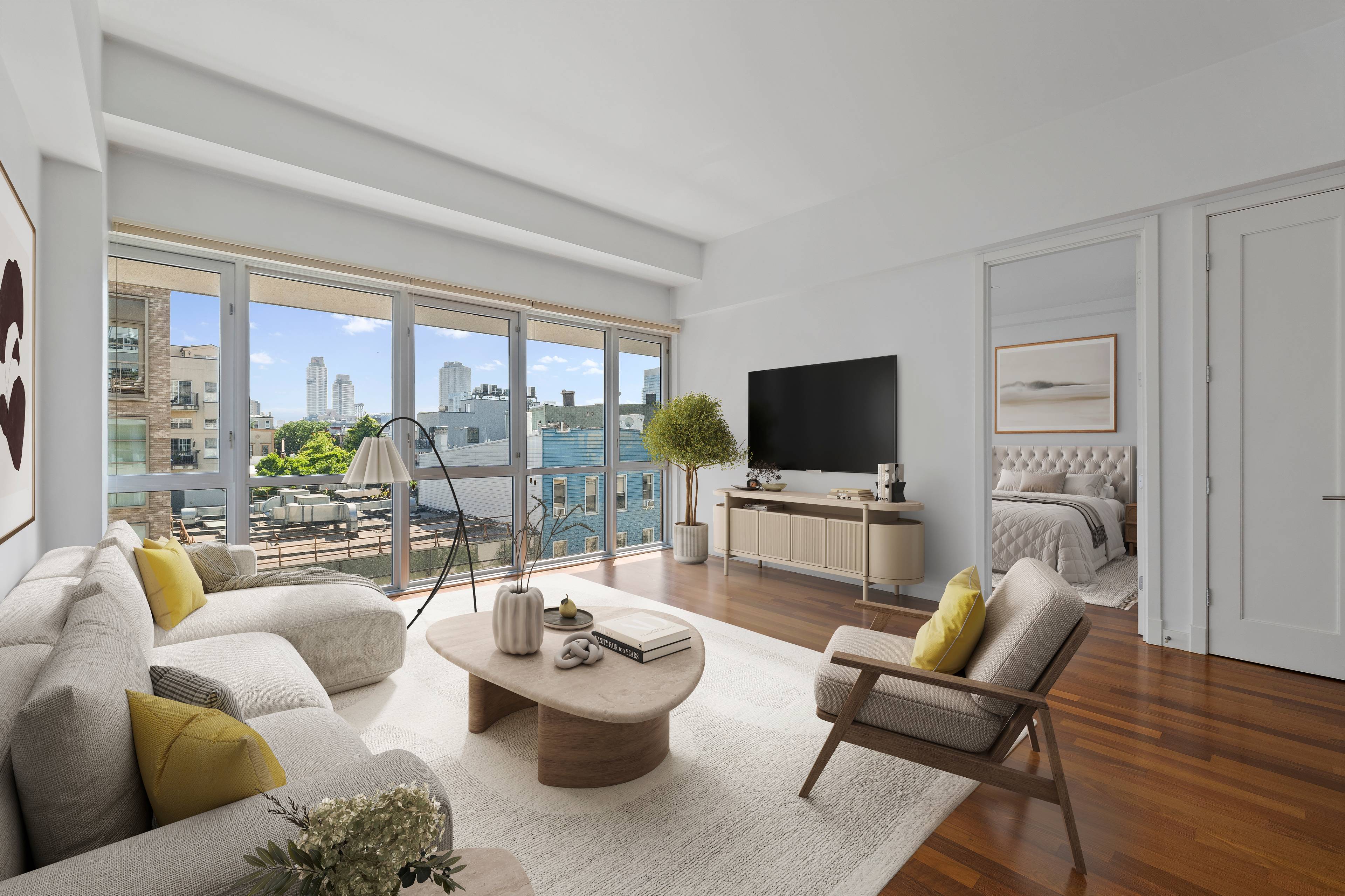 PRIME WILLIAMSBURG 1-BED WITH HOME OFFICE AREA + PRIVATE CABANA + PARKING OPTION