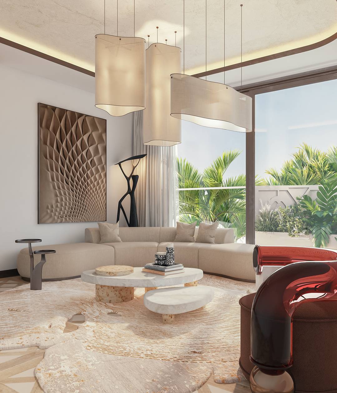 Opulent 6-Bedroom Signature Villa with Triple-Height Entrance and Wellness Lounge in Dubai’s Climate-Adaptive Luxury Community