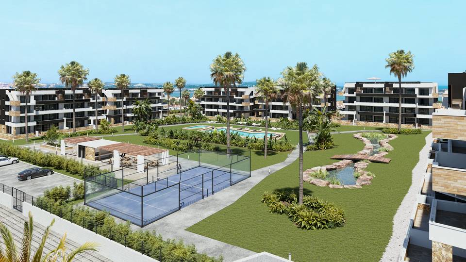 New 2 bed 2 bath fully furnished and equipped apartments in Torrevieja.