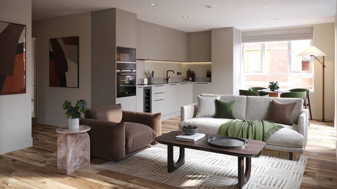 Modern Riverside Living: Stylish 1-Bedroom Apartments at Twickenham Square