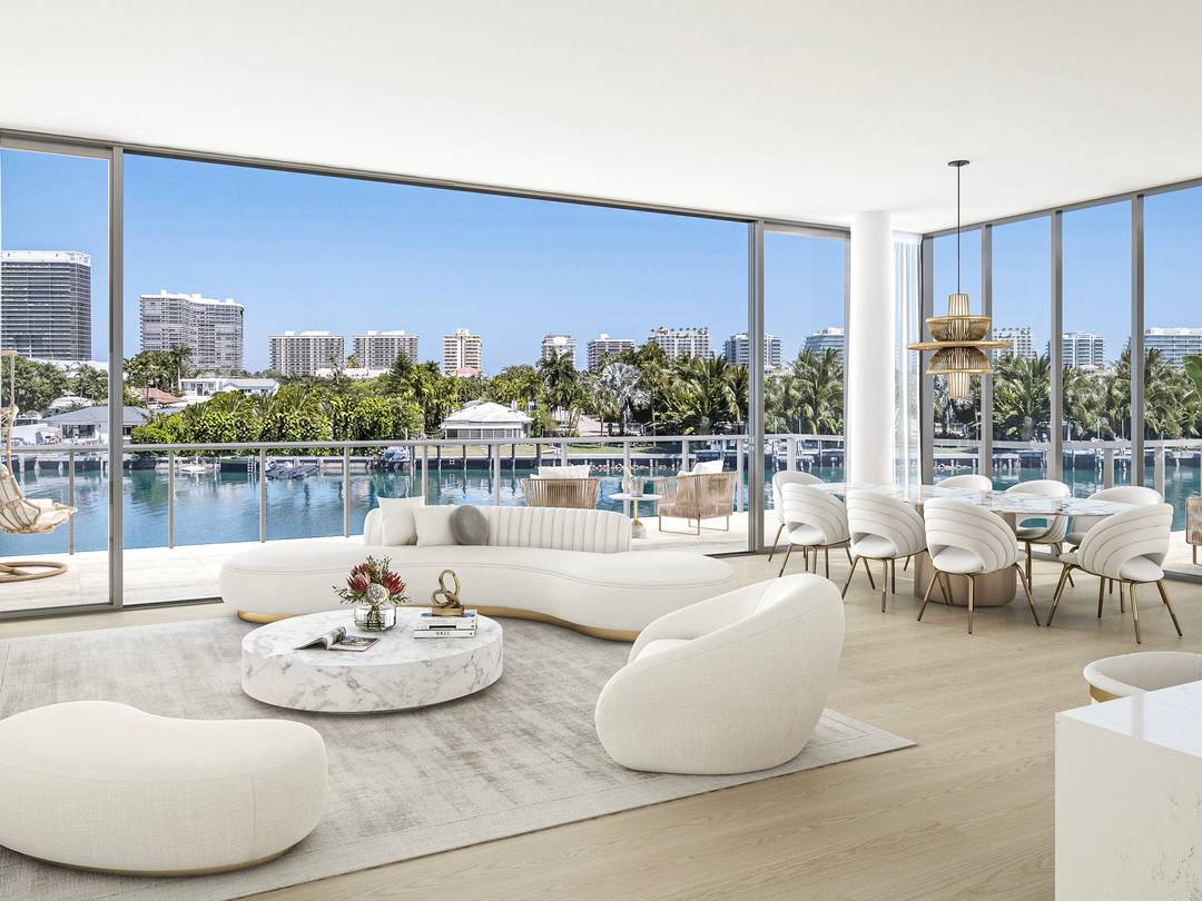 La Baia North | The Ultimate Luxury Waterfront Living in Bay Harbor Islands |  From 2 to 4 bedrooms