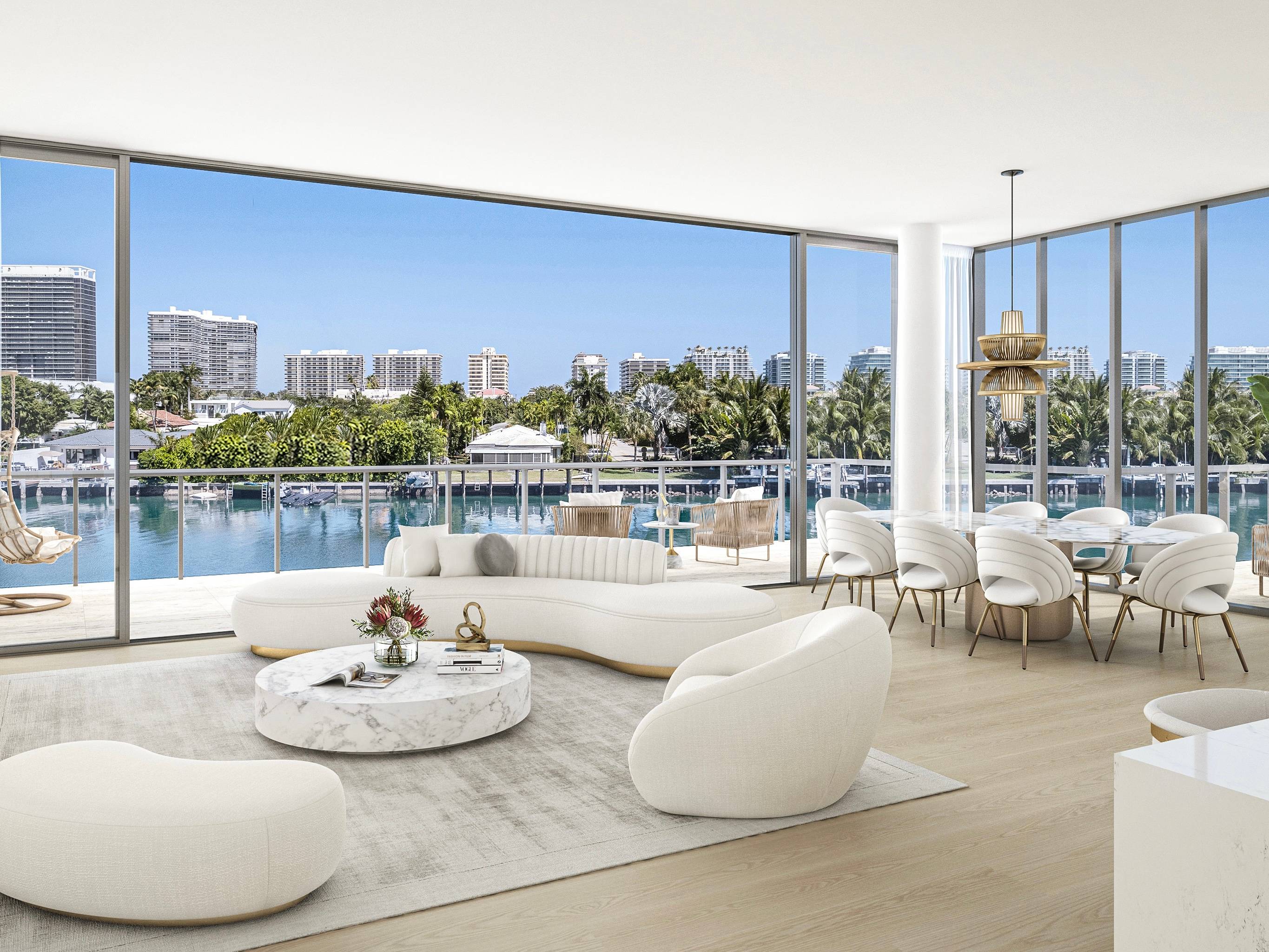 La Baia North | The Ultimate Luxury Waterfront Living in Bay Harbor Islands |  From 2 to 4 bedrooms