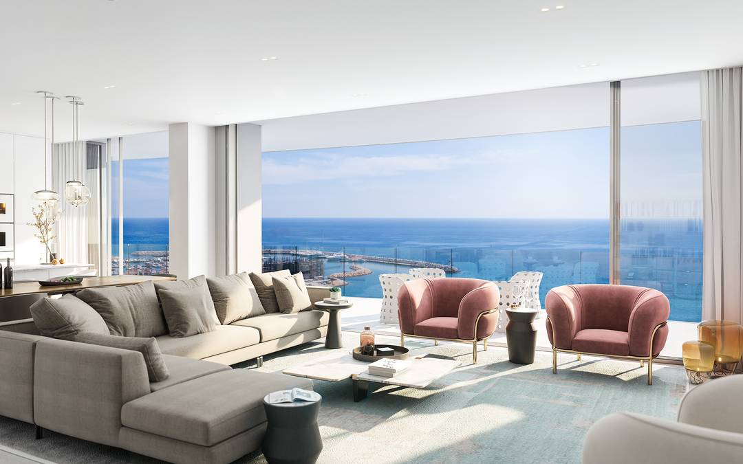 30th-Floor Seafront 3-Bedroom Sky Residence — 324 m² of Panoramic Indoor-Outdoor Living, Limassol