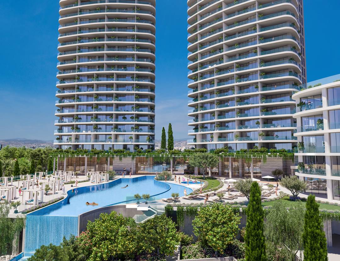 Seafront 3-Bedroom Residence with Wraparound Terrace in Cavalli Tower, Limassol