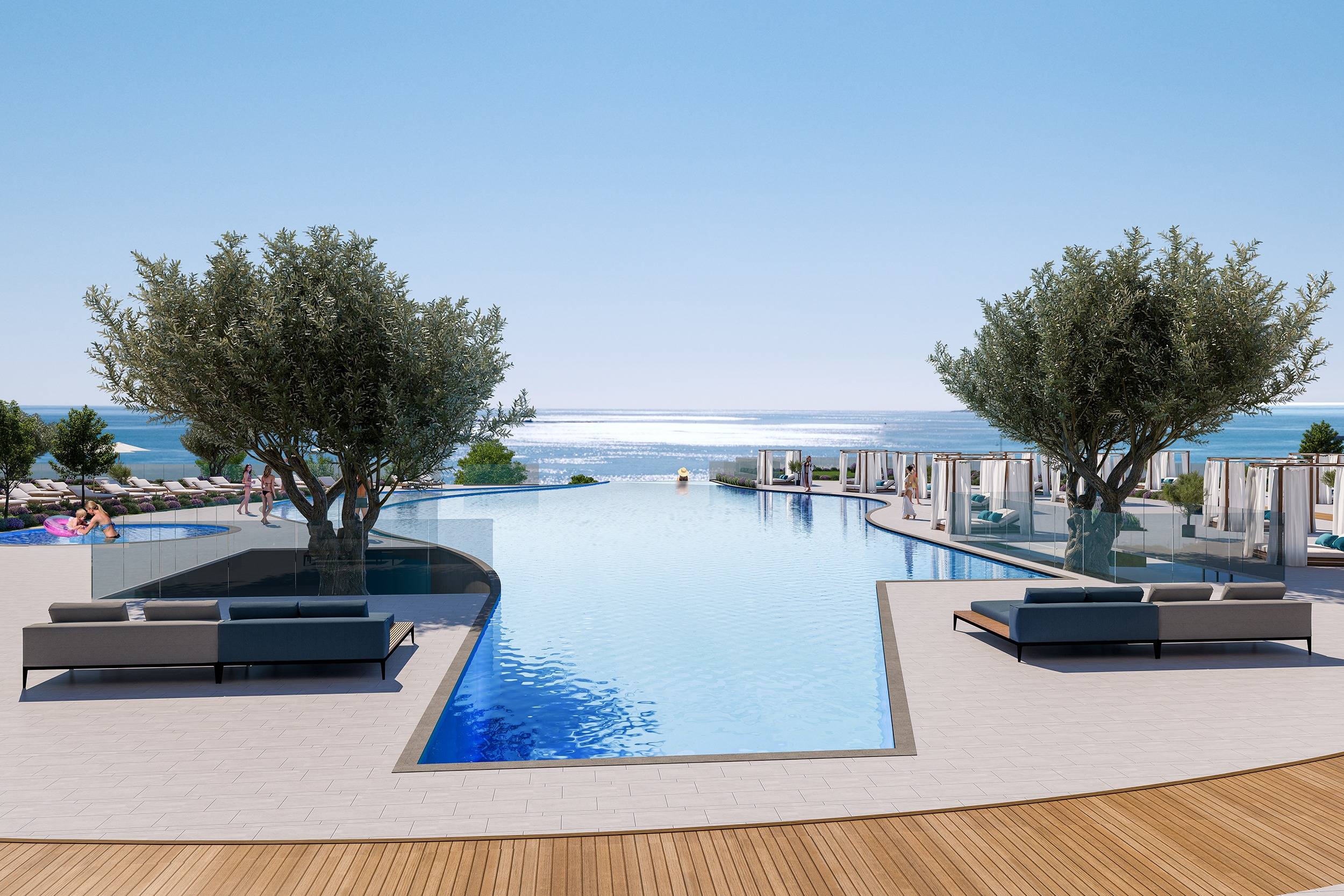 Waterfront 3-Bedroom Luxury Residence — Floor-to-Ceiling Sea Views