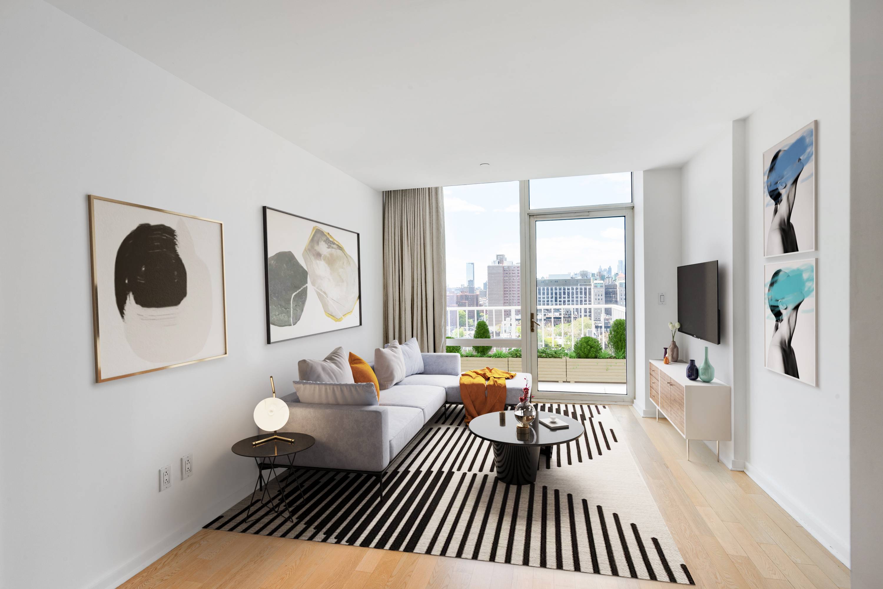 South facing Sunny Onebedroom at Gramercy Starck condo
