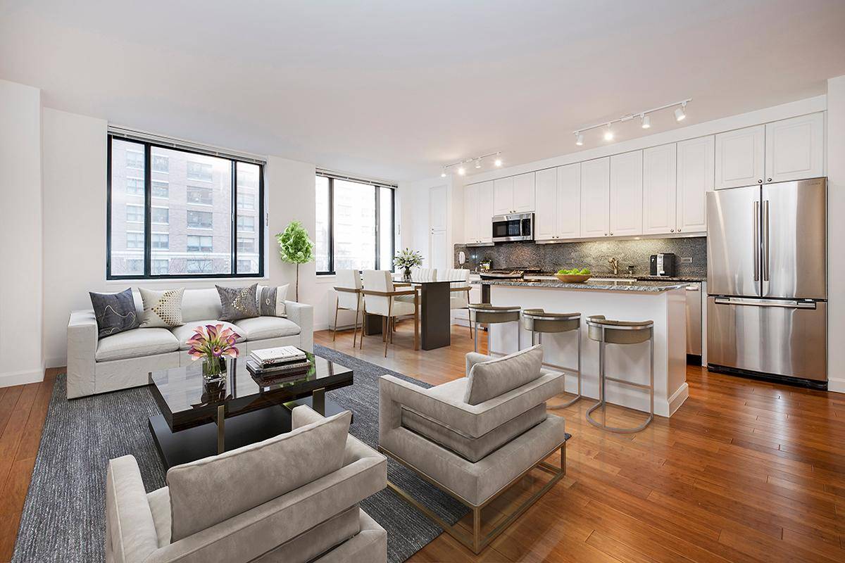 Huge 2 Bed / 2 Bath Unit in Concierge Battery Park City Building, W/D in unit