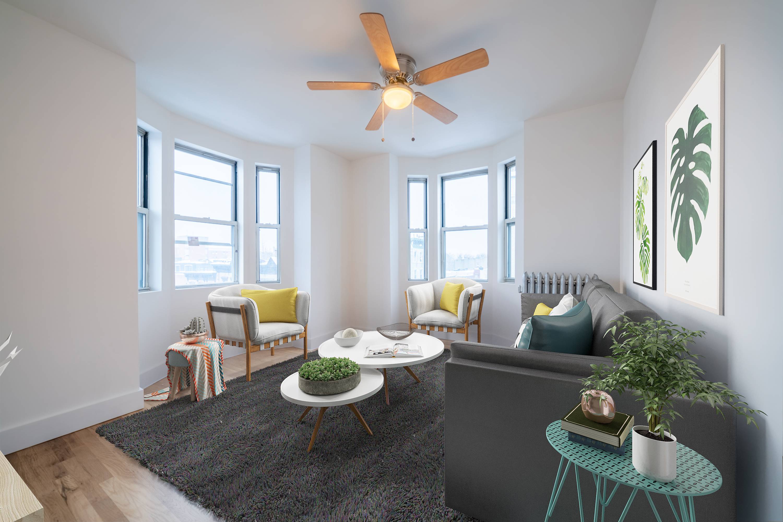 No Broker Fees and 1 Month Free!  Beautiful Open 2BR Apartment located in one of the most desirable Downtown Hoboken Locations available!