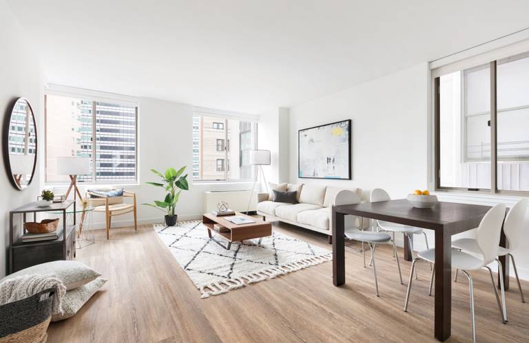 Bright contemporary 1 Bedroom Rental near Seaport, No Fee!